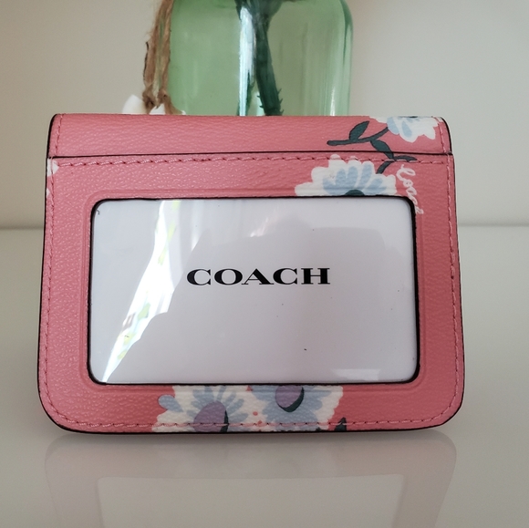 Coach Daisy Card Case In Bubblegum Multi - Picture 2 of 9